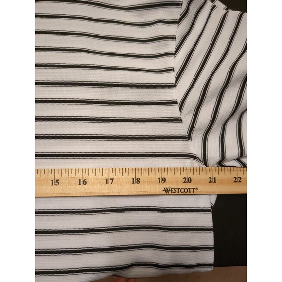 Grand Slam men's Striped Golf Polo Shirt Size M - Picture 8 of 9